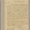 Letter to Joseph Barrele, Boston