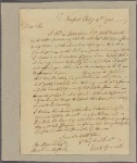 Letter to Joseph Barrele, Boston