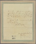 Letter to [Friedrich Adolph Riedesel.]
