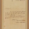 Letter to Gen. [Edward] Hand, at Gen. Washington's Quarters