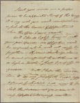 Letter to Gov. John Jay, Albany