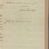 Letter to Gov. John Jay, Albany