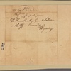 Letter to Gen. [John] Sullivan, Wyoming