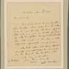 Letter to Gen. [Horatio] Gates