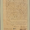 Letter to [Philip Schuyler?]
