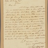 Letter to Elias H[asket] Derby, Salem [Mass.]