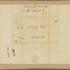 Letter to Elias H[asket] Derby, Salem [Mass.]