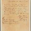 Letter to John Thompson, Master of the transport Peggy & Sarah