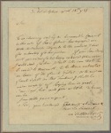 Letter to [President John Dickinson.]