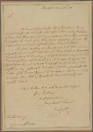 Letter to Gov. [George] Clinton