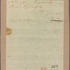 Letter to Col. Tench Tilghman