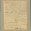 Letter to [John Jay, President of Congress.]
