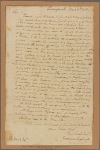 Letter to R[ichard] Varick [New York]