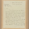 Letter to John Fairfield [Augusta, Me.?]