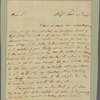 Letter to [Richard Hall, Burford.]