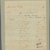 Letter to [Richard Hall, Burford.]
