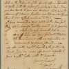 Letter to Gen. [Horatio] Gates [New York]