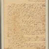 Letter to Elizabeth Graeme, Philadelphia