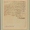 Letter to Thomas Richee, Esq., New Windsor, Penn.