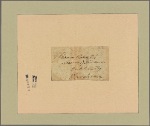 Letter to Thomas Richee, Esq., New Windsor, Penn.