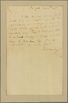 Letter to Mr. Harwood