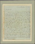 Letter to Gen. [Horatio] Gates