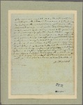 Letter to Gen. [Horatio] Gates