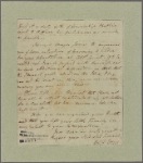 Letter to [Robert Carter, Nomony Hall.]