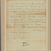 Letter to his daughter Nancy [Mrs. Henry Beekman Livingston]