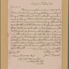 Letter to Gen. Henry Dearborn, Troy, N. Y.