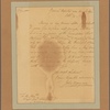 Letter to Gen [Philip] Schuyler [Albany]