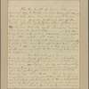 Letter to [Miss Greame.]