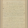 Letter to [Miss Greame.]