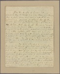 Letter to [Miss Greame.]