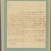 Letter to Benjamin Chew, Philadelphia