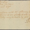 Letter to Frederic Phillips, Stephanus Van Cortland, and Nicolas Bayard