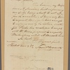Letter to Jasper Yates, Lancaster