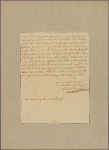 Letter to Gen. Washington