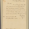 Letter to J. White Treadwell