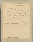 Letter to J. White Treadwell