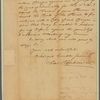 Letter to Frederick Muhlenburg, Speaker of the House of Assembly