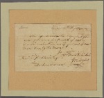 Letter to Richard Backhouse, Esq., Durham Furnace