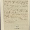 Letter to [Henry Lucas.]