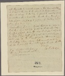 Letter to [Henry Lucas.]