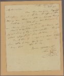 Letter to Mrs. Chase, Baltimore