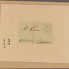 Letter to Mrs. Chase, Baltimore