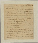 Letter to his son [George]