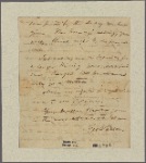 Letter to his son [George]