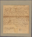 Letter to David Rittenhouse, president of the Council of Safety