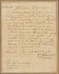 Letter to Elias Boudinot, commissary general of prisoners